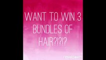 Win 3 bundles of Free virgin Filipino Hair from Alluring Bundles