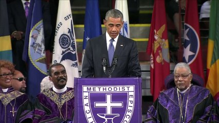 Obama rinde homenaje a víctimas de Charleston: