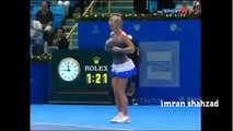 Serena Wozniacki Imitates  Very Funny Moment Tennis