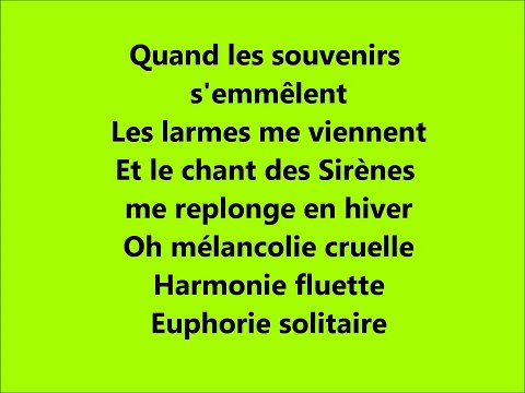 Fréro Delavega - Le chant des sirènes - Paroles