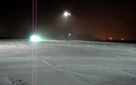 Little drifting in the snow with turbo'd R32