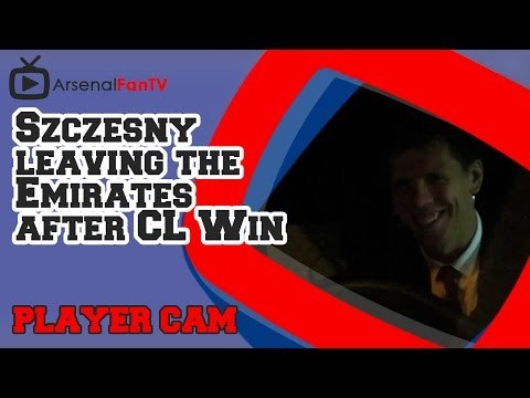 Wojciech Szczesny leaving the Emirates after CL Win