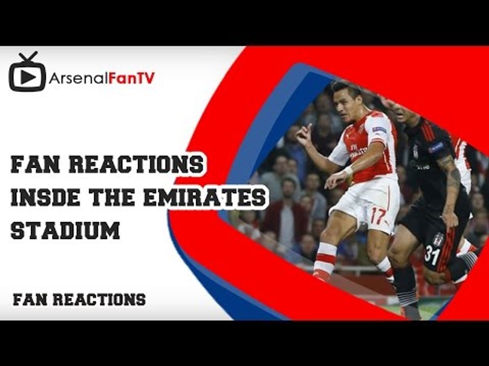 Gooners Mock Besiktas Ultras - Arsenal 1 Besiktas 0 (Gooner Cam).