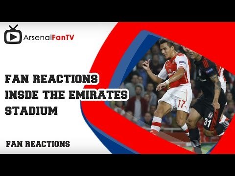 Gooners Mock Besiktas Ultras - Arsenal 1 Besiktas 0 (Gooner Cam).