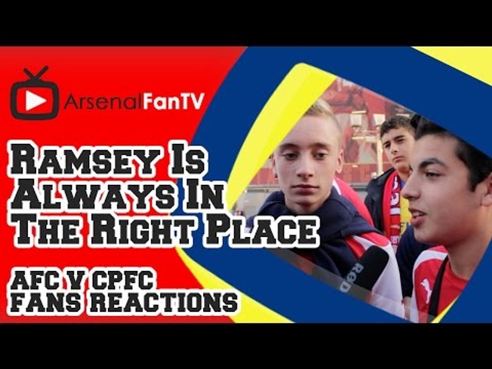 Aaron Ramsey Is Always In The Right Place - Arsenal 2 Crystal Palace 1