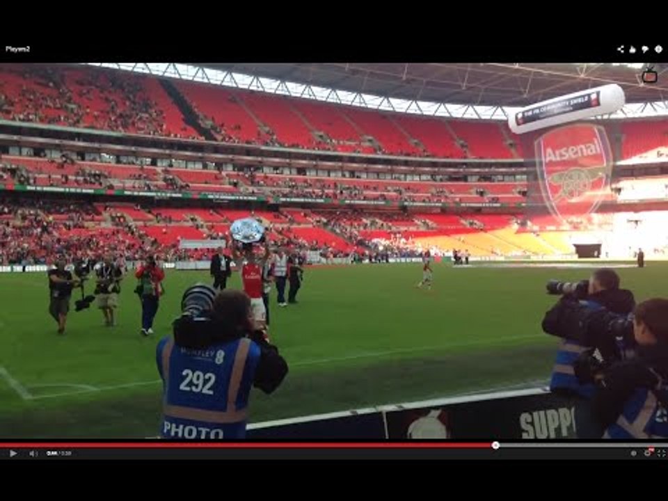 Calum Chambers Shows Off The Community Shield