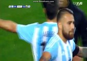 Aguero fighting with the reffere Argentina - Columbia 27/06/2015