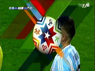 الارجنتين تطالب بضربة جزاء امام كولومبيا