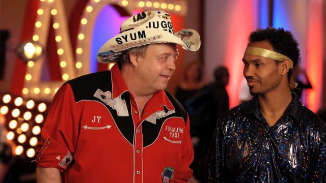 Syum & Juggling Taxi: Odd Juggling Duo Get Silly Onstage - America's Got Talent 2015