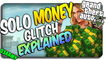 *NEW* GTA 5 SOLO MONEY GLITCH (Explained)! Patch 1.25/1.27 (GTA 5 MONEY 1.27) (GTA 5 glitches) PS4 + XBOX ONE
