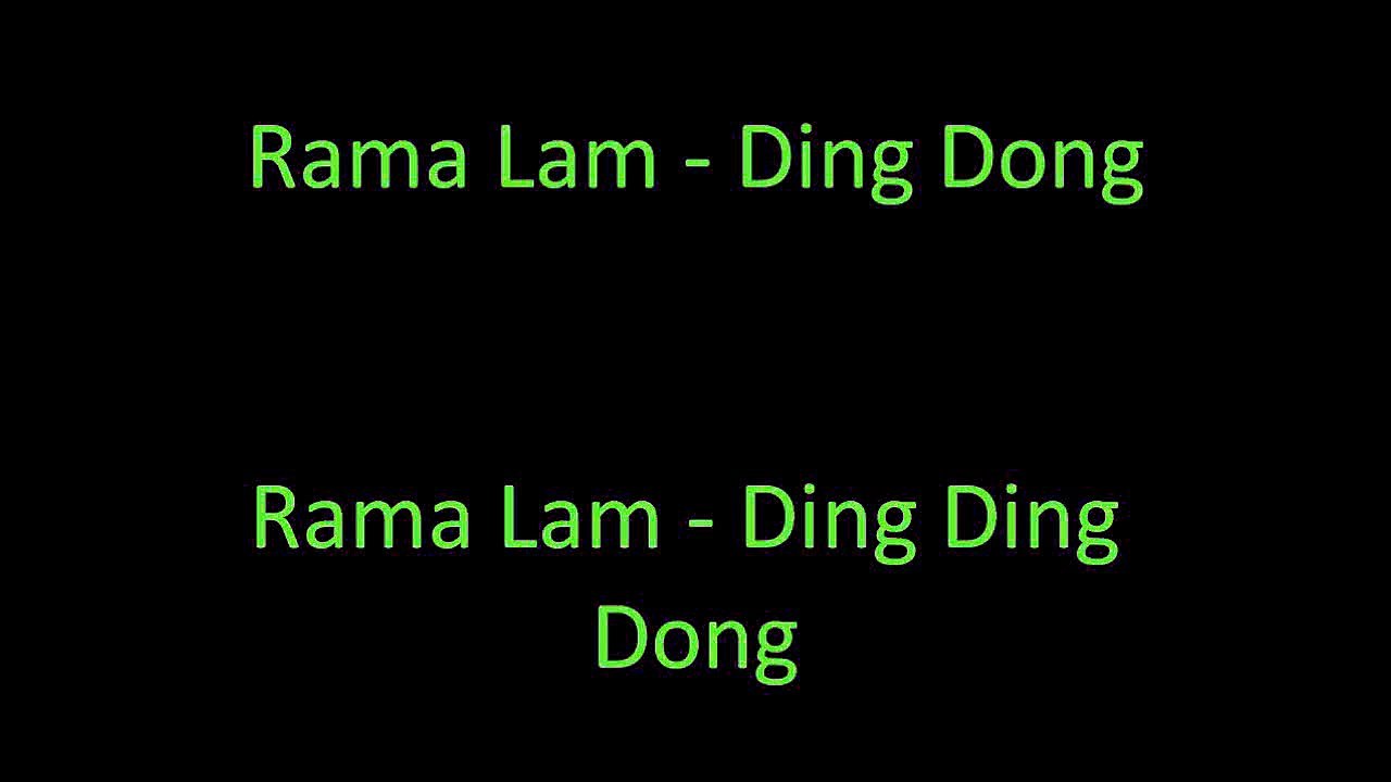 Rama Lama Ding Dong with lyrics