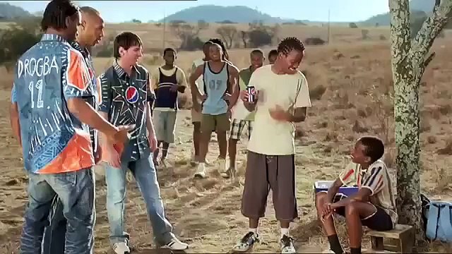 PEPSI FOOTBALL AFRICA 2010 COMMERCIAL FEATURING MESSI KAKA DROGBA LAMPARD HENRY AND AKON