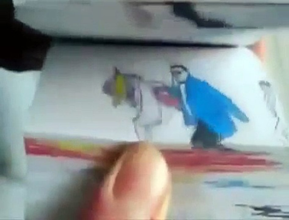 Oppa Gangnam Style in paper!