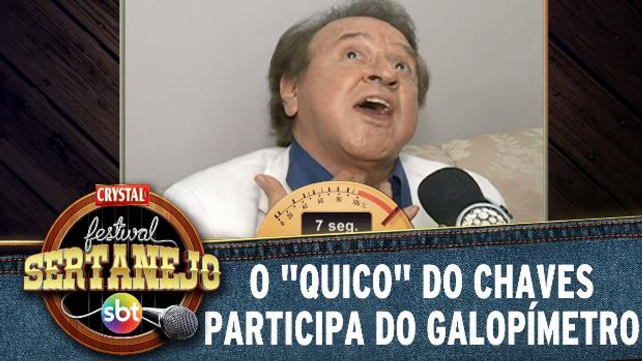 O ´Quico´ do Chaves participa do Galopímetro