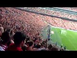 Fans React to Santi Cazorla Goal At Wembley - Arsenal 3 Man City 0