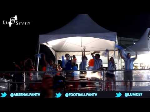 World Cup Diary Of Brazil - Argentina Fans Celebrate