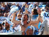 Argentina Fans Giving It To Brazilian Fans at The World Cup