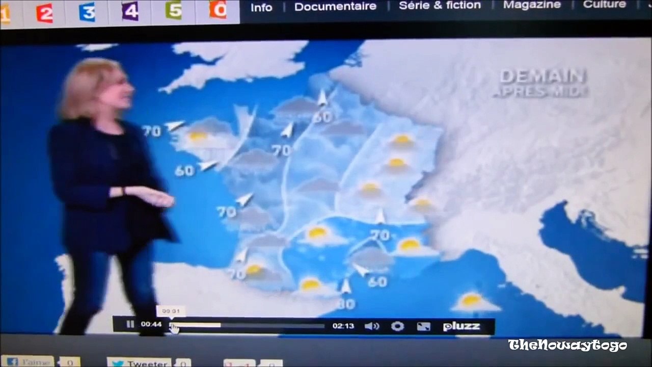 Météo du 16 Mars 2013 par France 3 Revue et Expliquée par PAPI