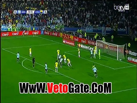 القائم يحرم الارجنتين من التقدم امام كولومبيا