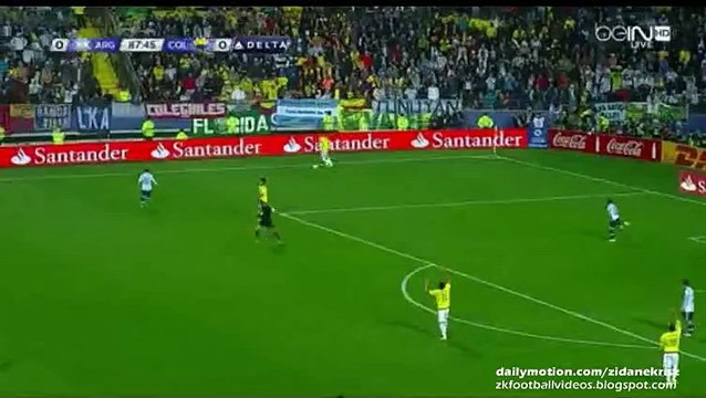 Argentina and Tévez again Goal Line Chance - Argentina v. Colombia 26.06.2015
