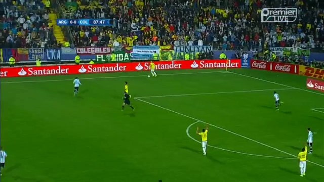 Carlos Tévez big chance but Murillo Fantastic goal line save | Argentina v. Colombia 26.06.2015