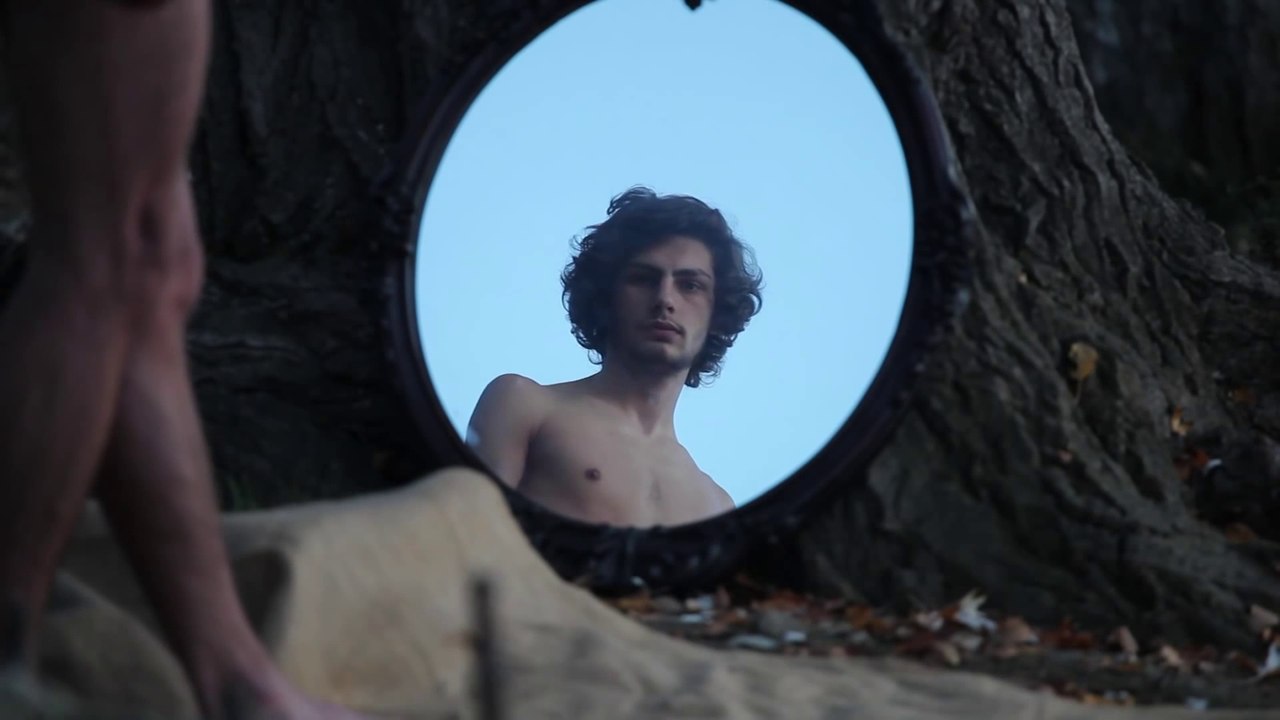 gergian Male Nude in art ,,narcissus,,  FRAGMENT FROM movie by 88shota kalandadze9