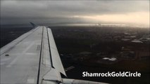 EI661 Aer Lingus A320 Windy Landing Dublin Airport [VIE-DUB]