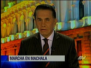 Marcha en Machala