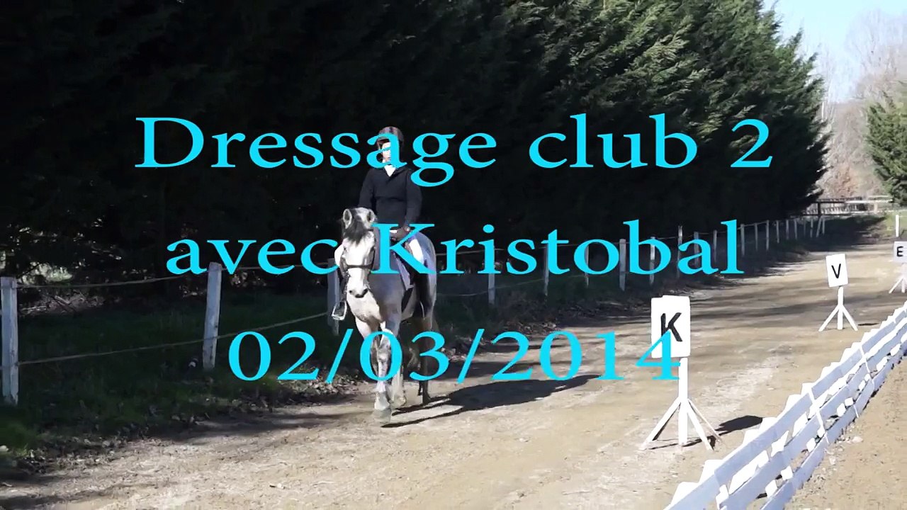 Dressage club 2 grand prix avec Kristo