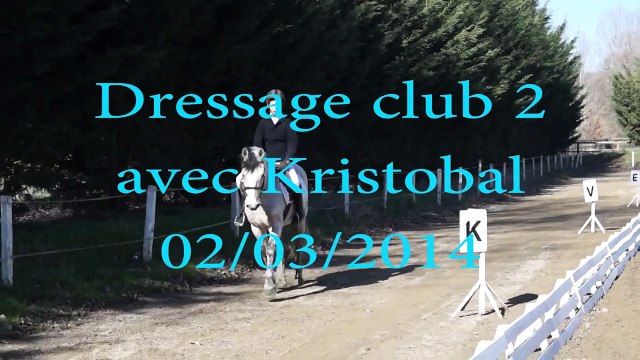 Dressage club 2 grand prix avec Kristo
