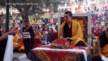 17th Karmapa and Kunzig Shamarpa at the 2011 Kagyu Monlam