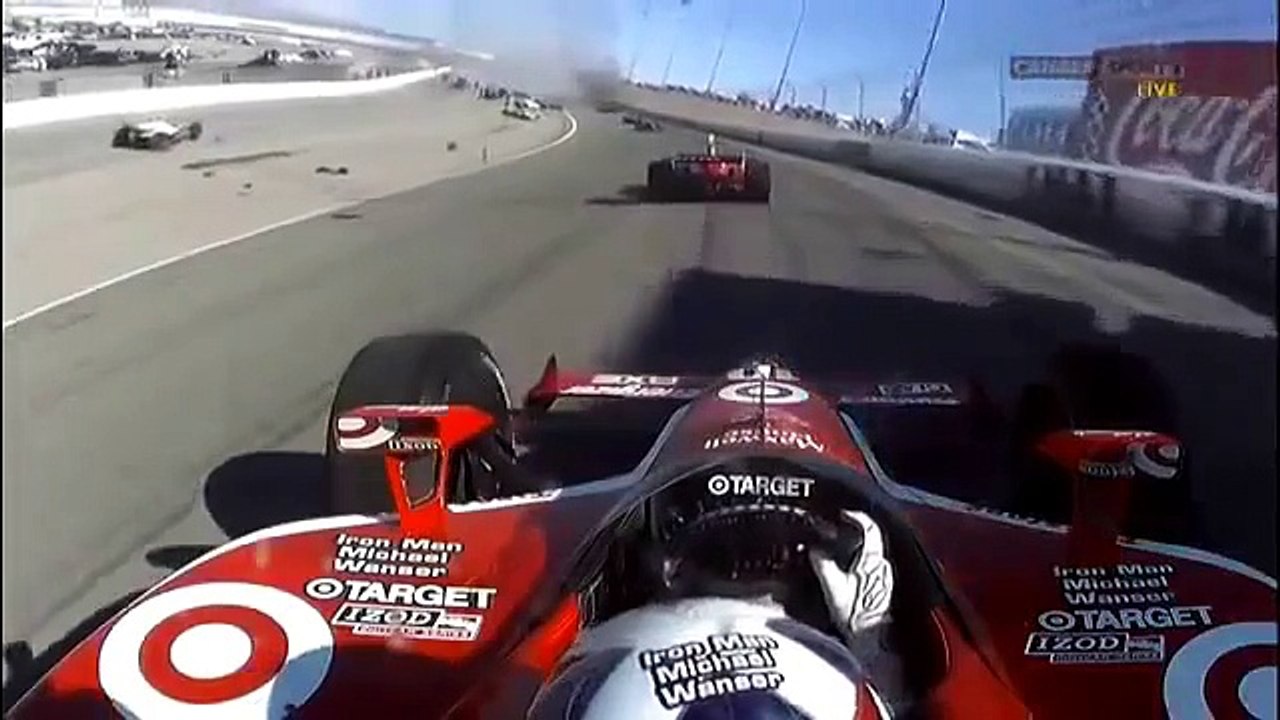Dan Wheldon Crash
