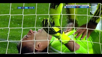 20150626 コパ アルゼンチン 0-0 コロンビア ハイライト