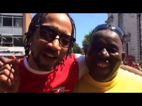 AFTV With Poet from Copa90 FA Cup Victory Parade