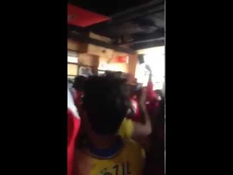 Arsenal Fans In Toronto (Canada) Celebrate FA Cup Win