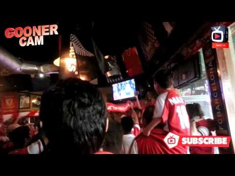 FA Cup Final - Atlanta Gooners Celebrating At The Brewhouse.