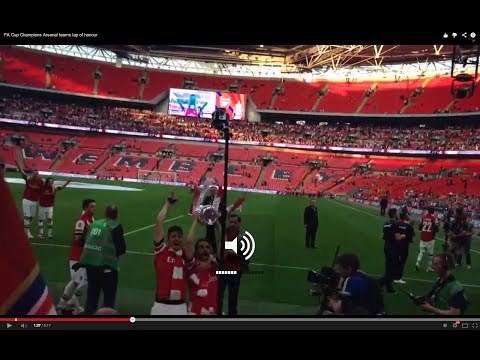 FA Cup Final: Ozil, Wilshere, Podolski, Flamini Party With The Fans
