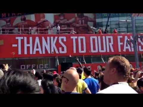 AFTV AT The FA Cup Victory Parade