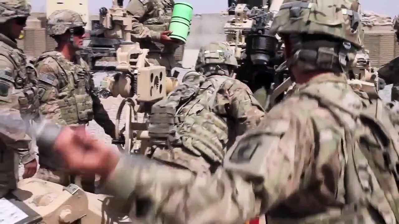U.S Army - Howitzer Live Fire Training at FOB Shank