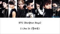 BTS (Bangtan Boys) - I Like It (좋아요) [Hangul/Romanization/English] Color & Picture Coded HD