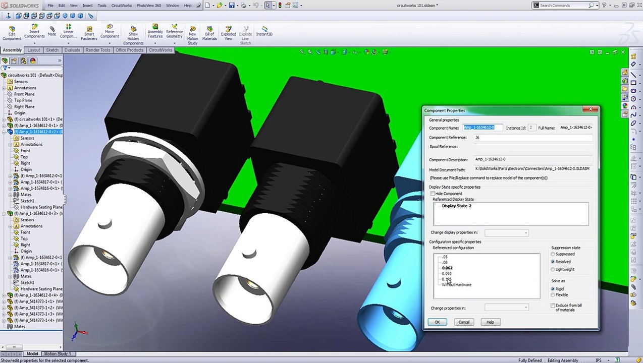 CircuitWorks Example from Altium to SolidWorks