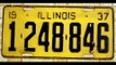 Illinois License Plate Collection 254 Plates