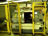 Mazak Quickturn Nexus 200 (2) Machine CNC Lathe Cell with Robotic Gantry Load / Unload