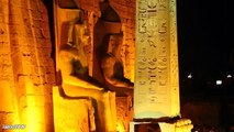 Luxor Temple at night light El Antiguo Egipto de los Faraones