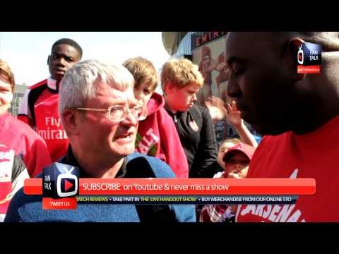 Arsenal 1 WBA 0 - Bacary Sagna and Fabianski We Want You Stay