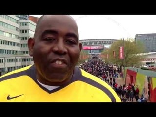 Robbie on Wembley Way