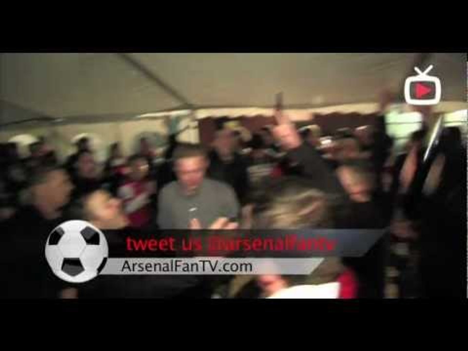 Arsenal fans singing at Villa Park - We won the...