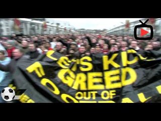 Black Scarf Movement March on Arsenal BSM - (Raw & Uncut) - ArsenalFanTV.com