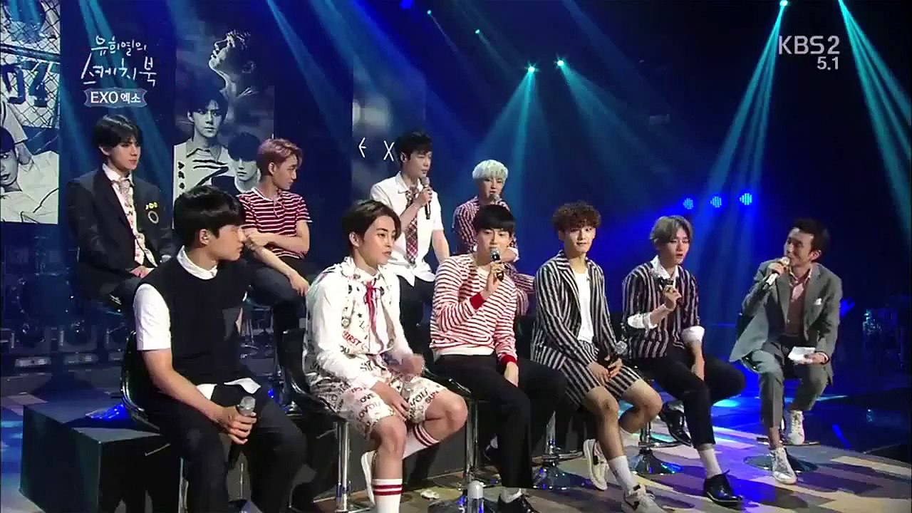 HD 150613 EXO Baekhyun so Funny Dance @ You Hee yeol's Sketchbook 150612