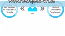 Geld verdienen online mit Microjobs im Internet kostenlos - Werbung online machen